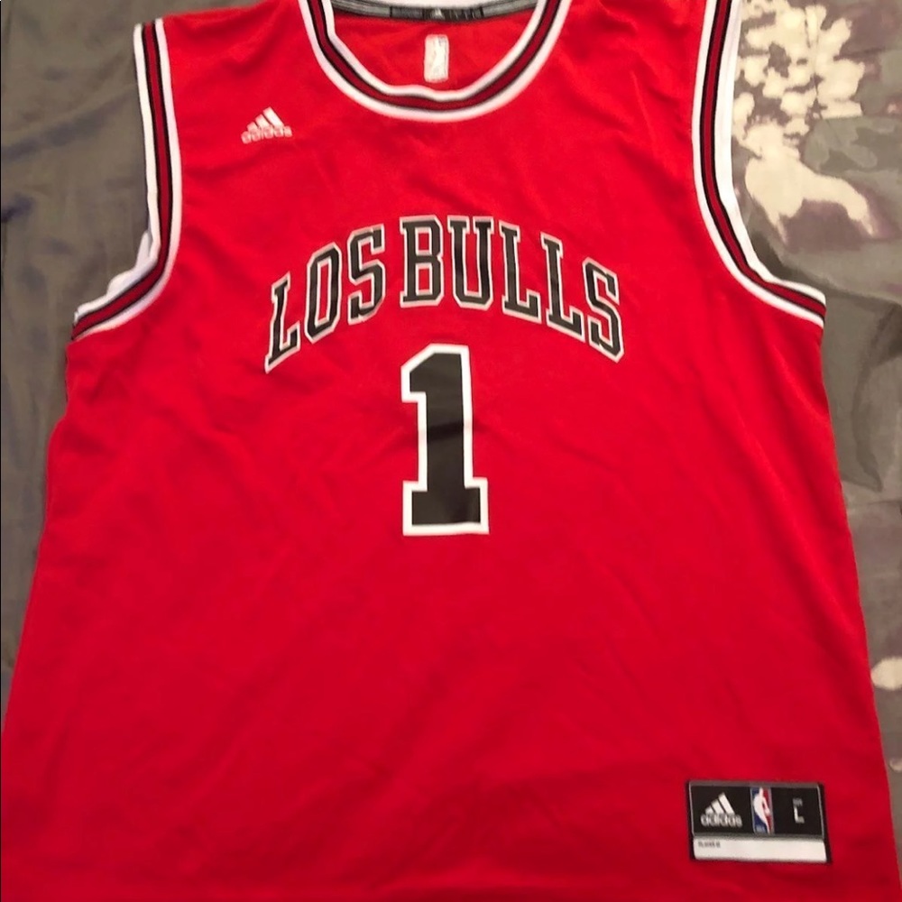 Chicago Bulls Dereck Rose NBA Adidas Jersey